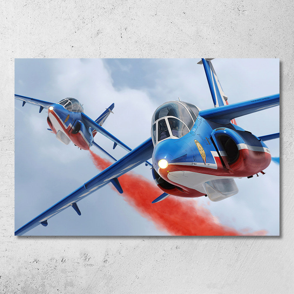 Alphajet E - Patrouille de France - Closeup