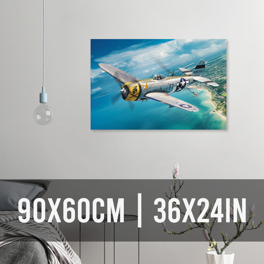 P-47D Thunderbolt - Glenn T. Eagleston Poster