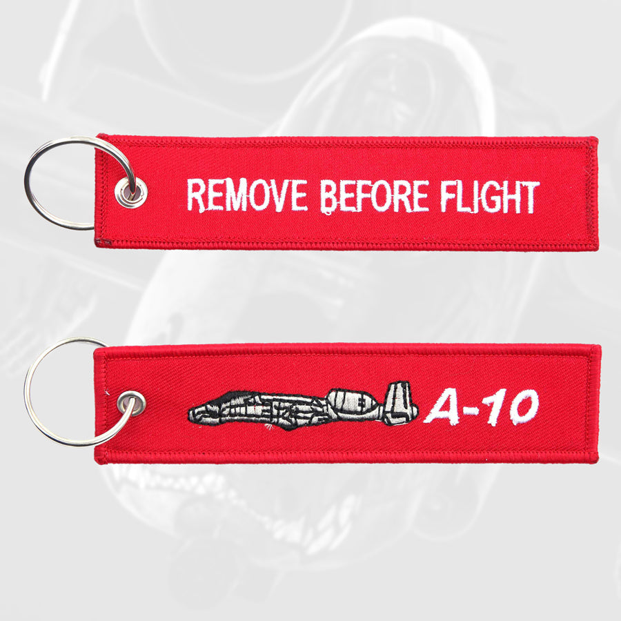 A-10 Warthog Remove Before Flight Keychain