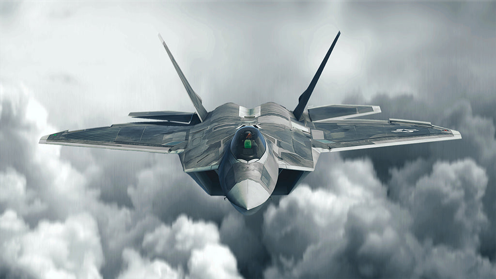 F-22a Raptor Fighter Jet Wallpaper – Alpha Check Designs