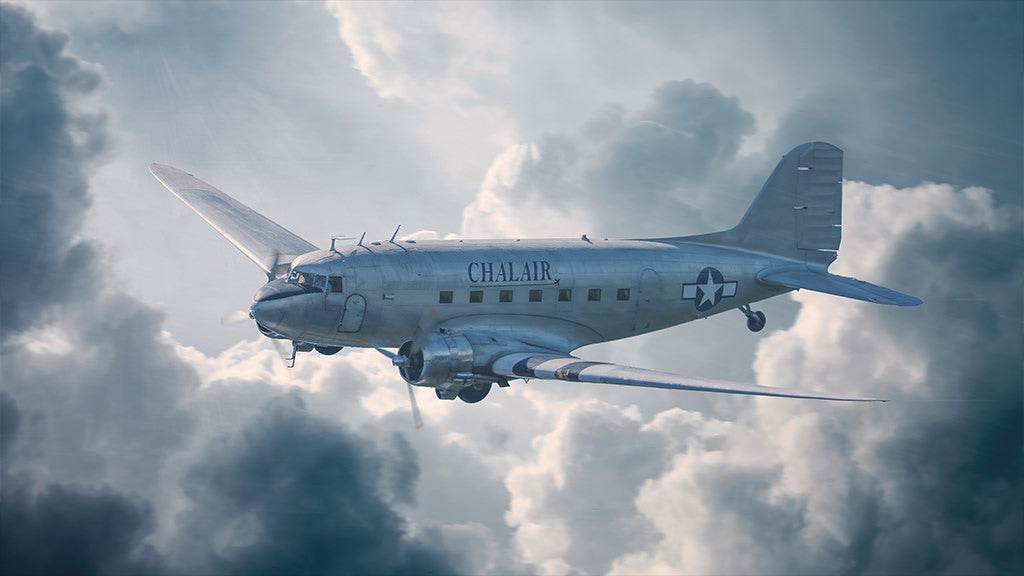 Alpha Check Designs Douglas DC-3 Wallpaper – Alpha Check Designs