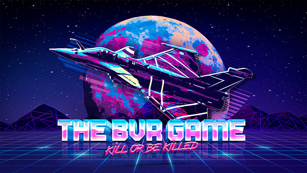 Alpha Check Designs 80's Synthwave Style Aircraft Wallpaper – Alpha Check Designs