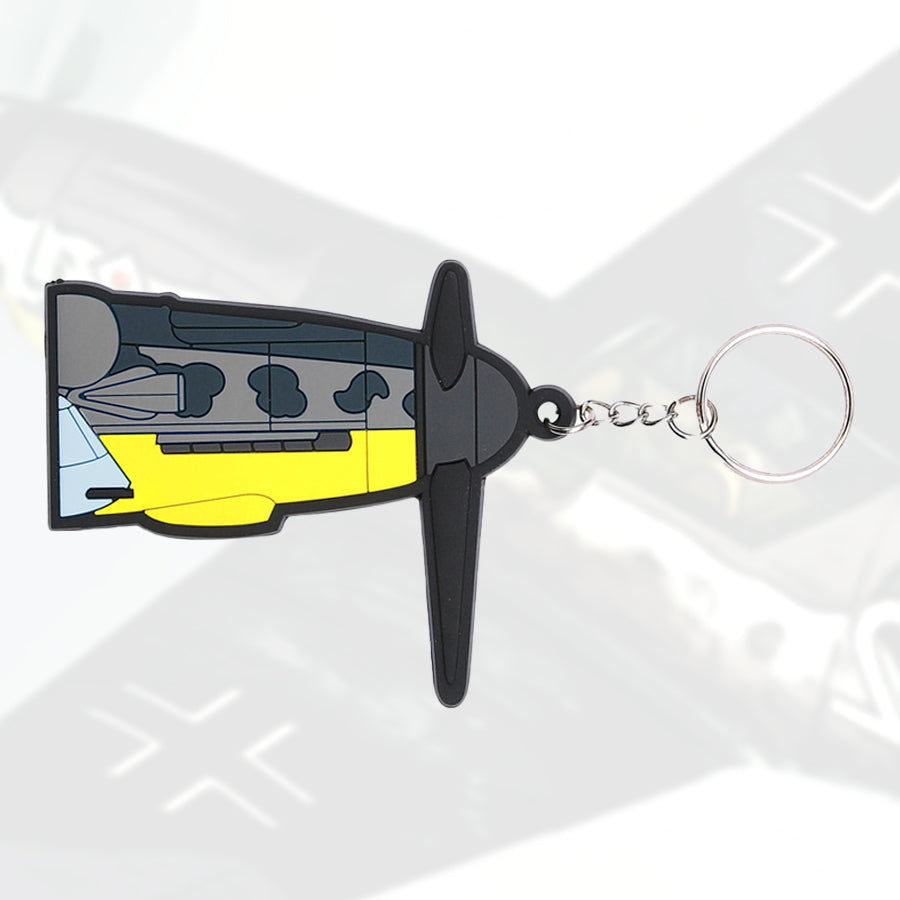 Alpha Check Designs Messerschmitt BF-109 Warbird Keychain – Alpha Check Designs