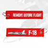 F/A-18 Hornet Remove Before Flight Keychain