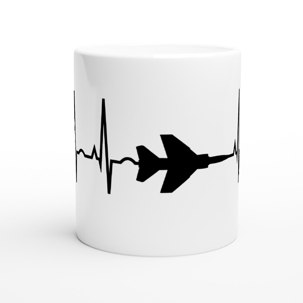 Mirage F1 Mug | Heartbeat Collection – Alpha Check Designs