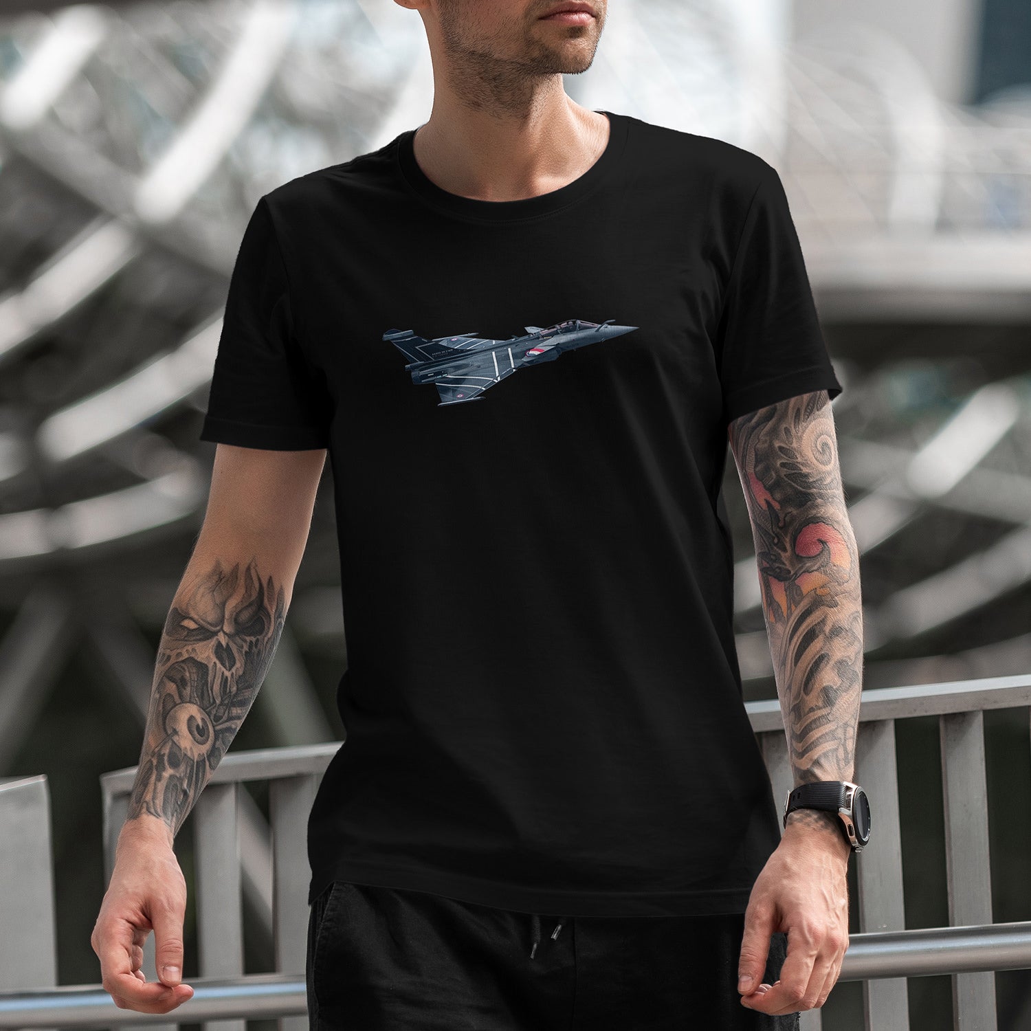 Rafale Solo Display T-shirt – Alpha Check Designs